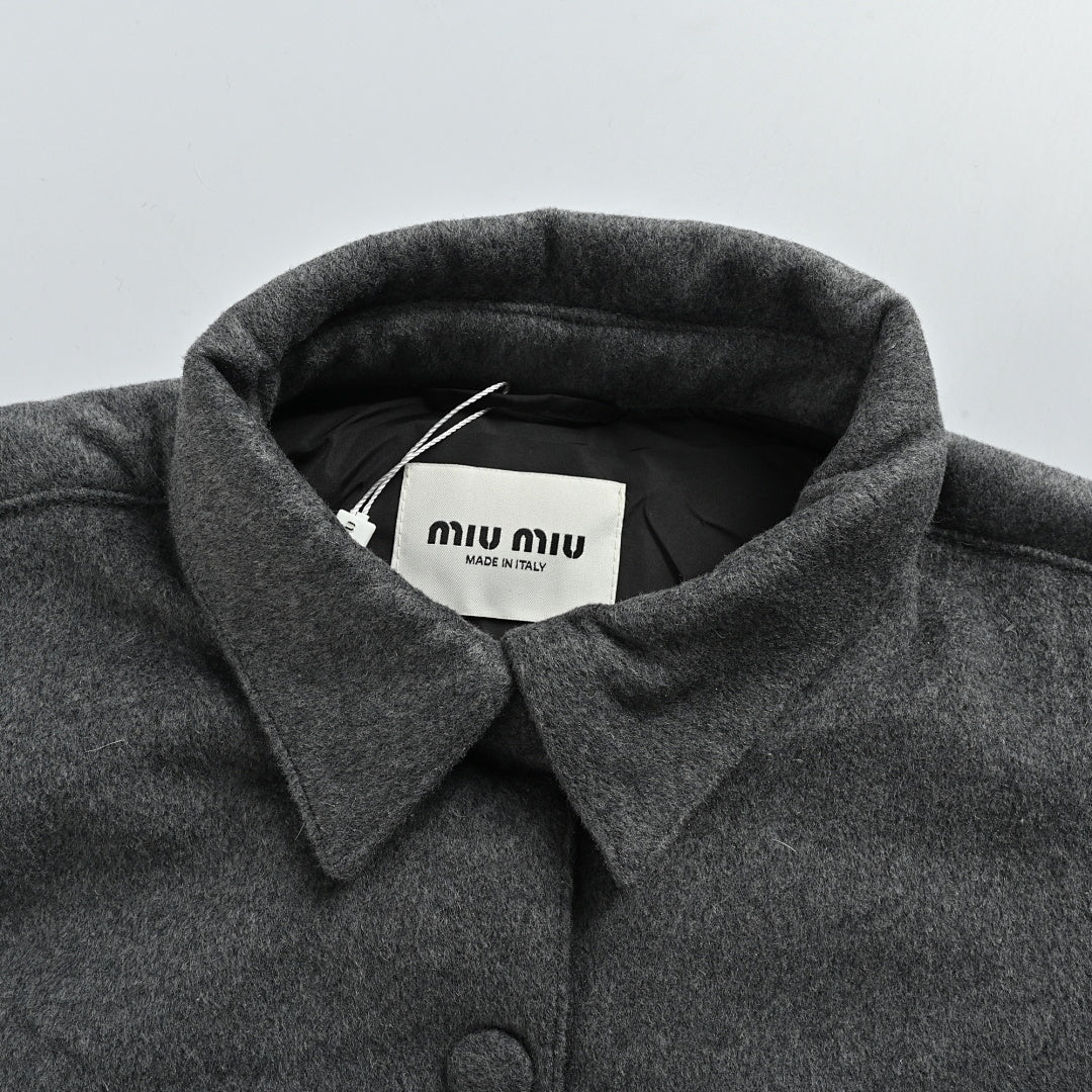 Miu Miu Jacket 043 - Charcoal - view 6