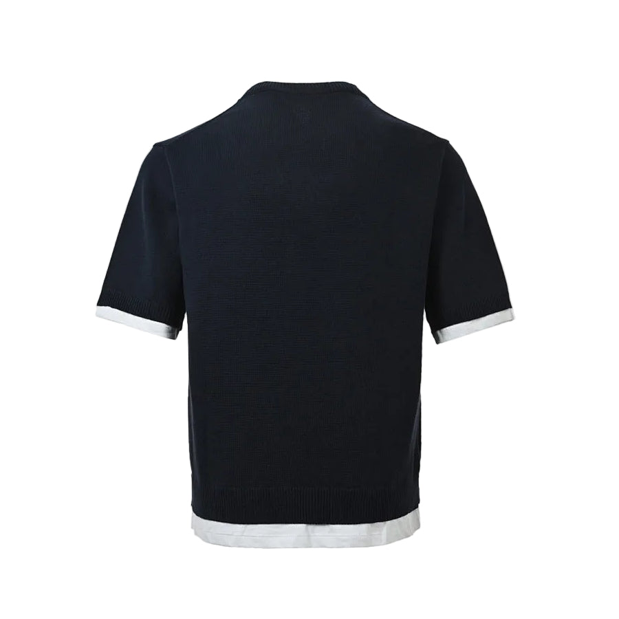 Miu Miu Sweater 040 - Navy / White - view 1