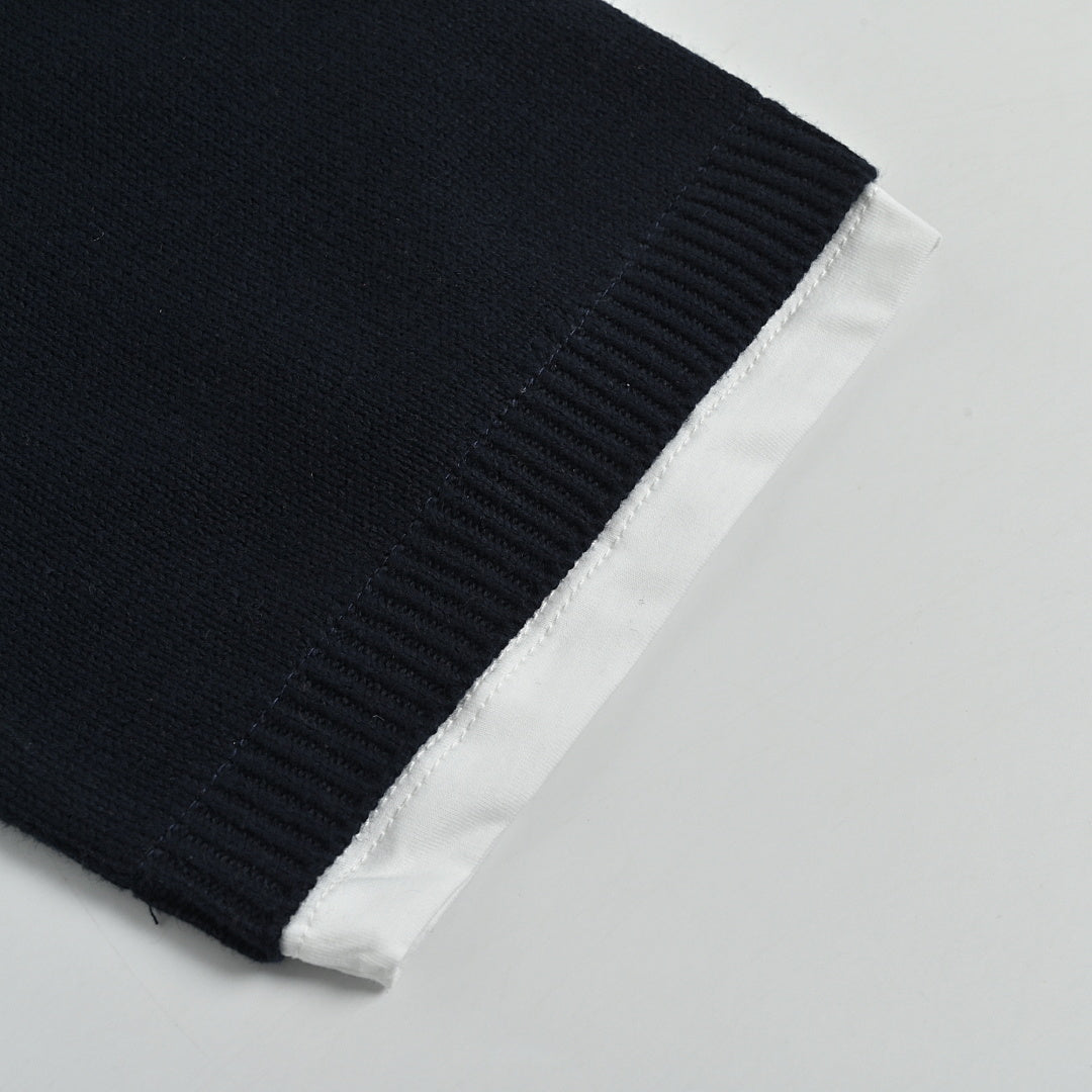 Miu Miu Sweater 040 - Navy / White - view 4