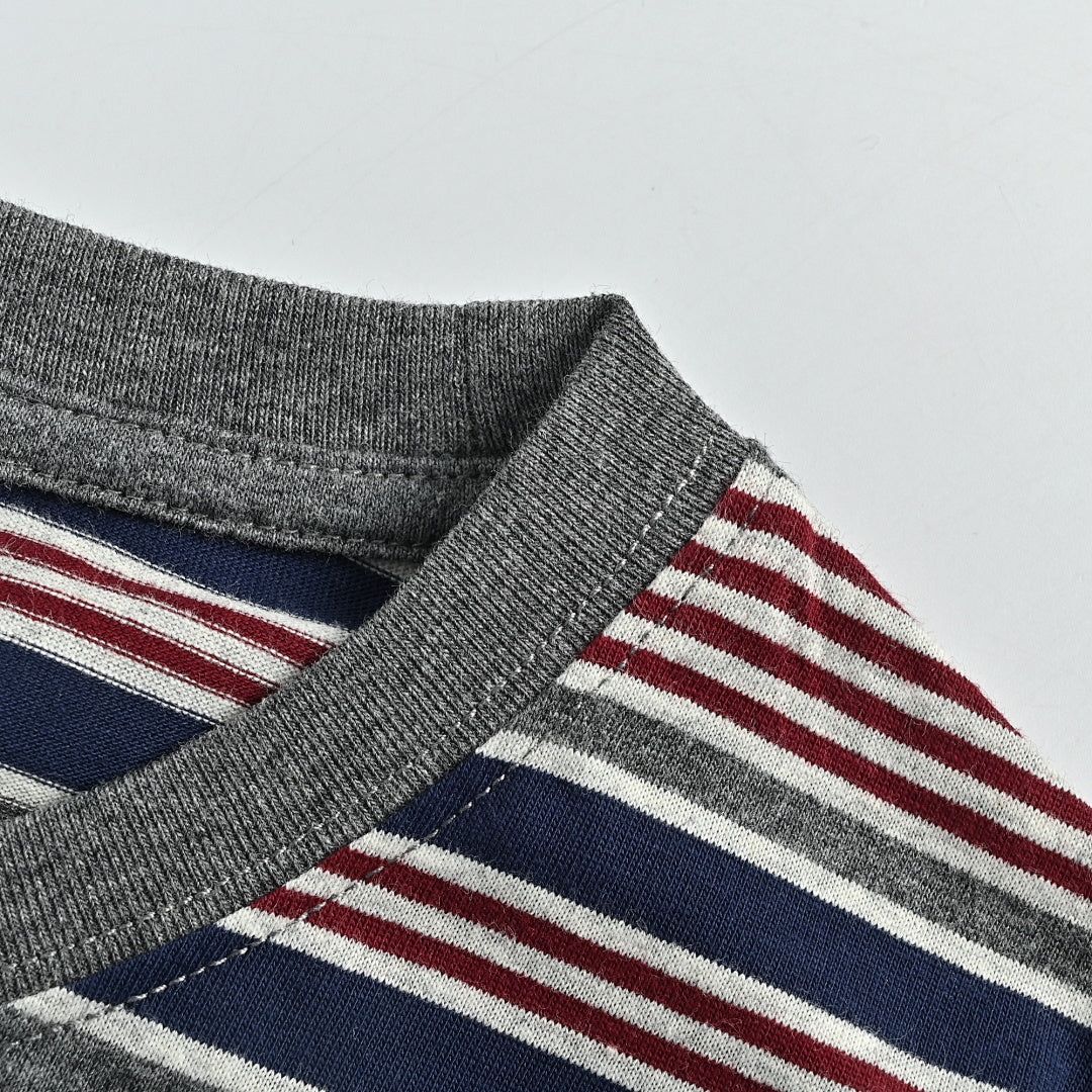 Miu Miu Long-Sleeve T-Shirt 038 - Multi Stripe - view 6
