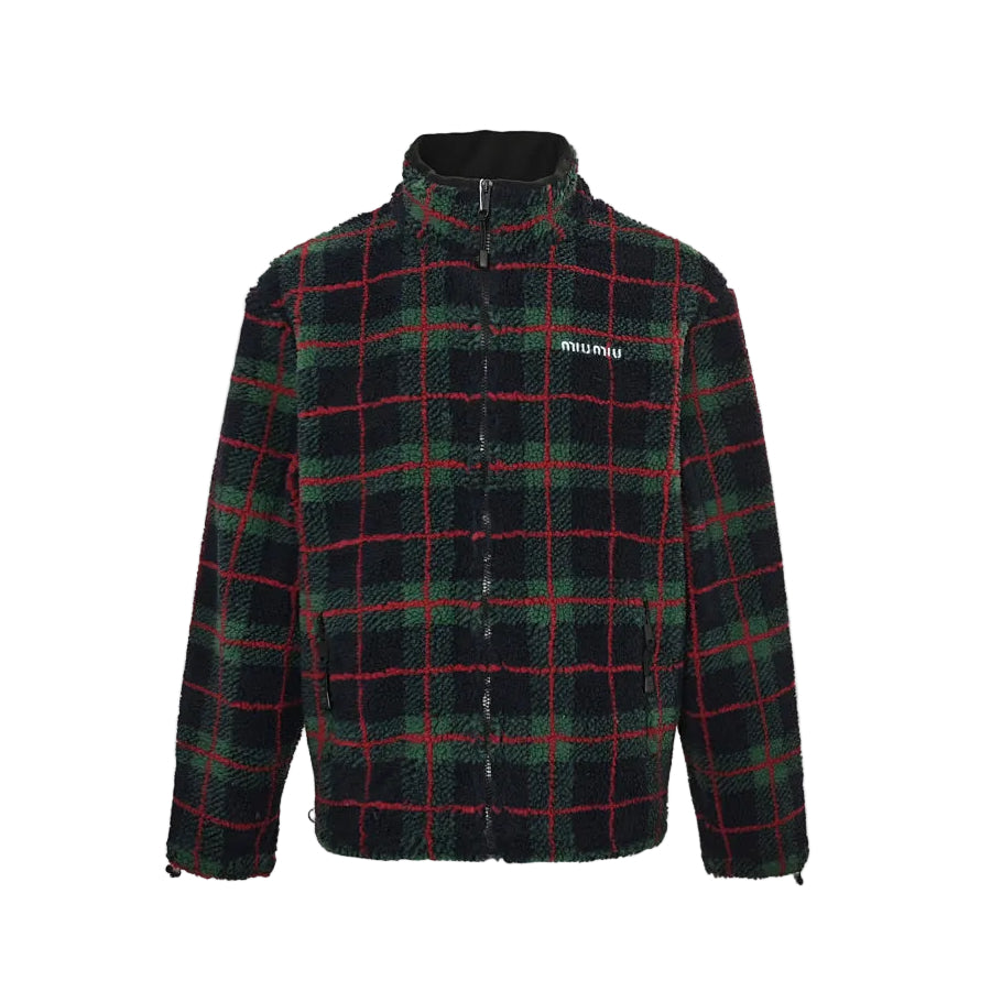 Miu Miu Jacket 037 - Black / Red / Green - view 2