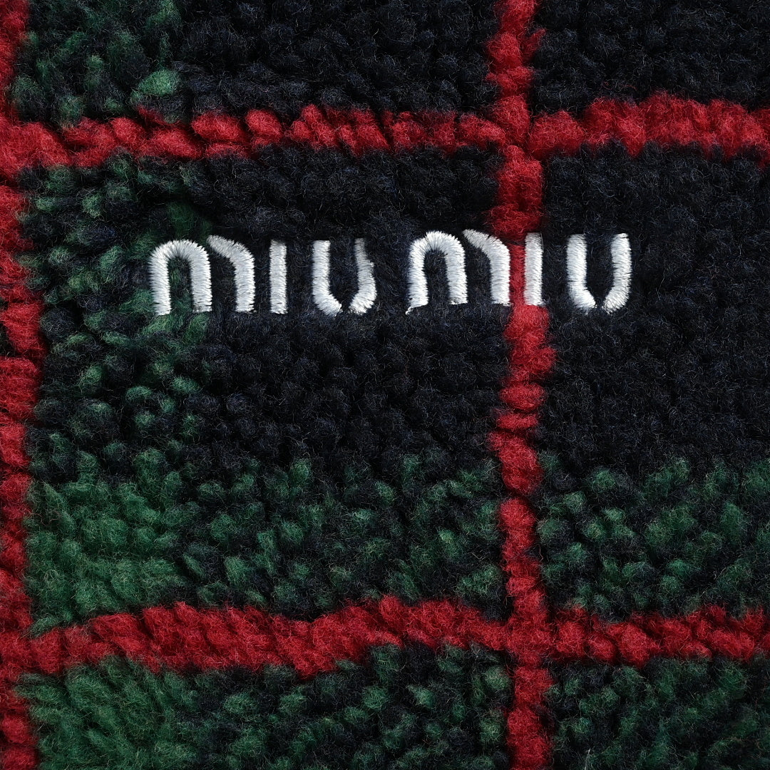 Miu Miu Jacket 037 - Black / Red / Green - view 5