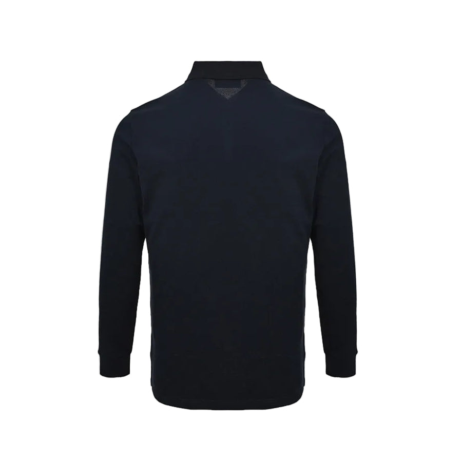 Miu Miu Long-Sleeve Polo 036 - Navy - view 1