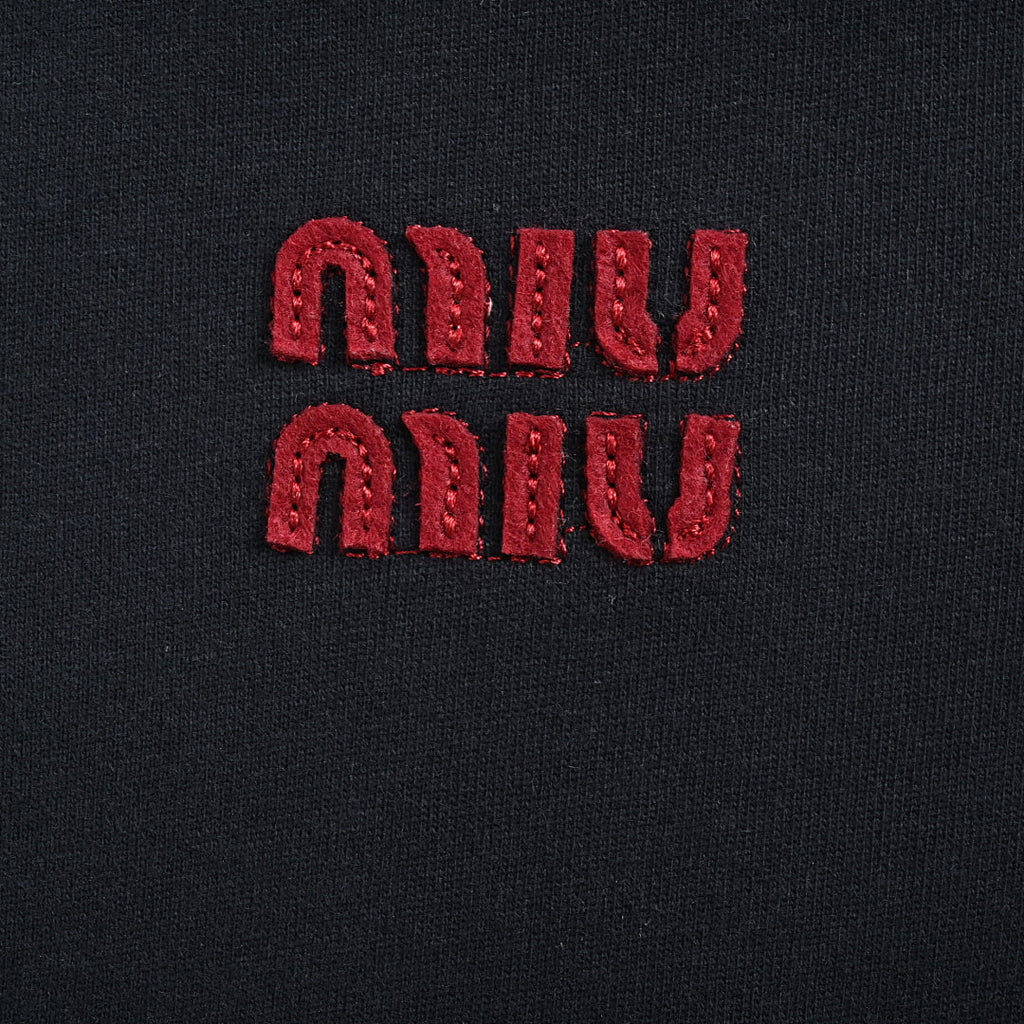 Miu Miu Long-Sleeve T-Shirt 031 - Navy - view 4