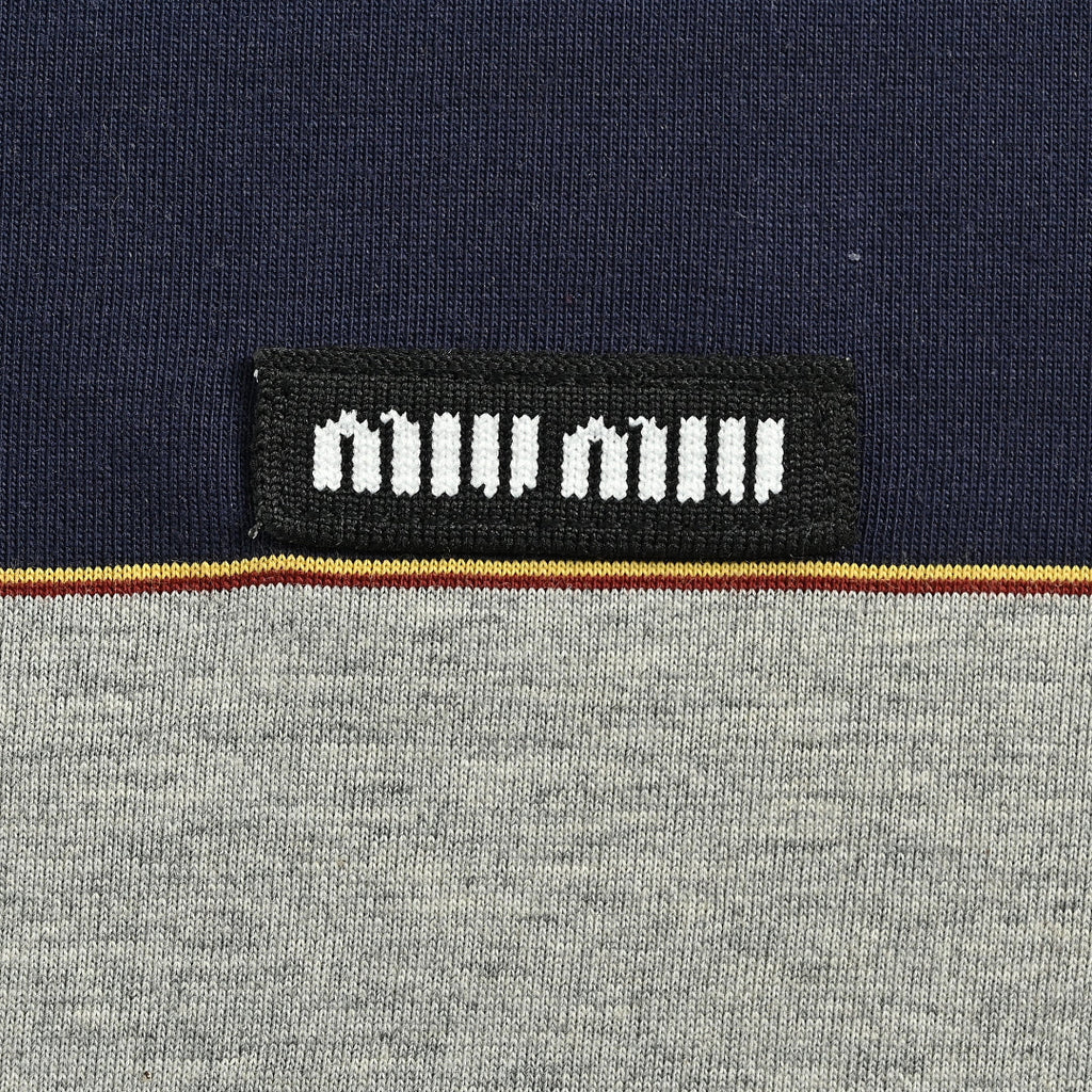 Miu Miu Polo Shirt 027 - Navy / White - view 4